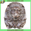 bronze lion head sculpture for decoratiopn hot sale